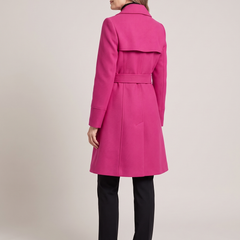 Renata-June | Women's Double-Breasted Trench Coat back