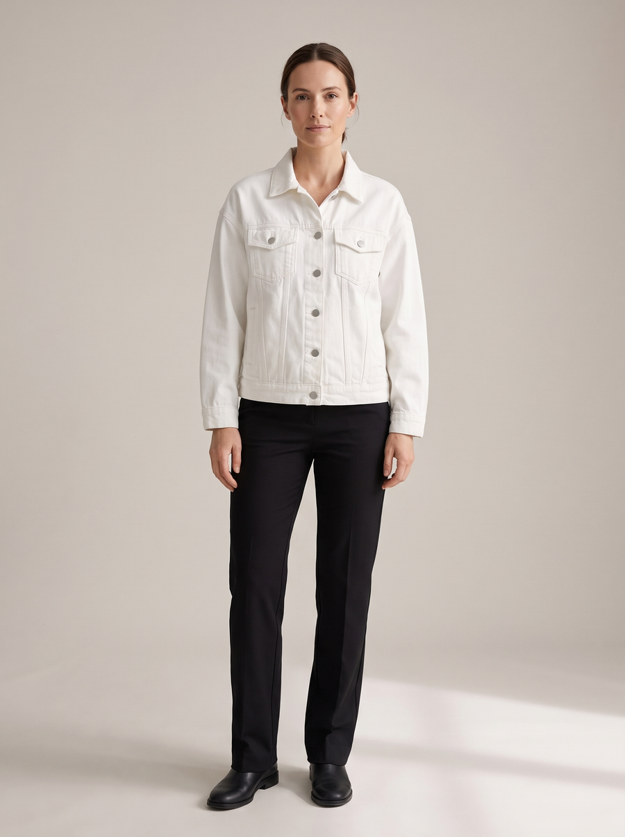 Beatrix-Iris | Women's Relaxed Wool-Blend Jacket front