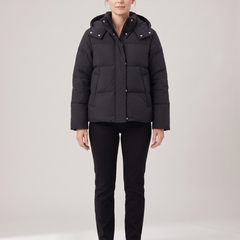 Ivy-Valerie | Women's Hooded Puffer Jacket front