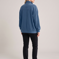 Rhea-Lucille | Women's Oversized Corduroy Zip Jacket back