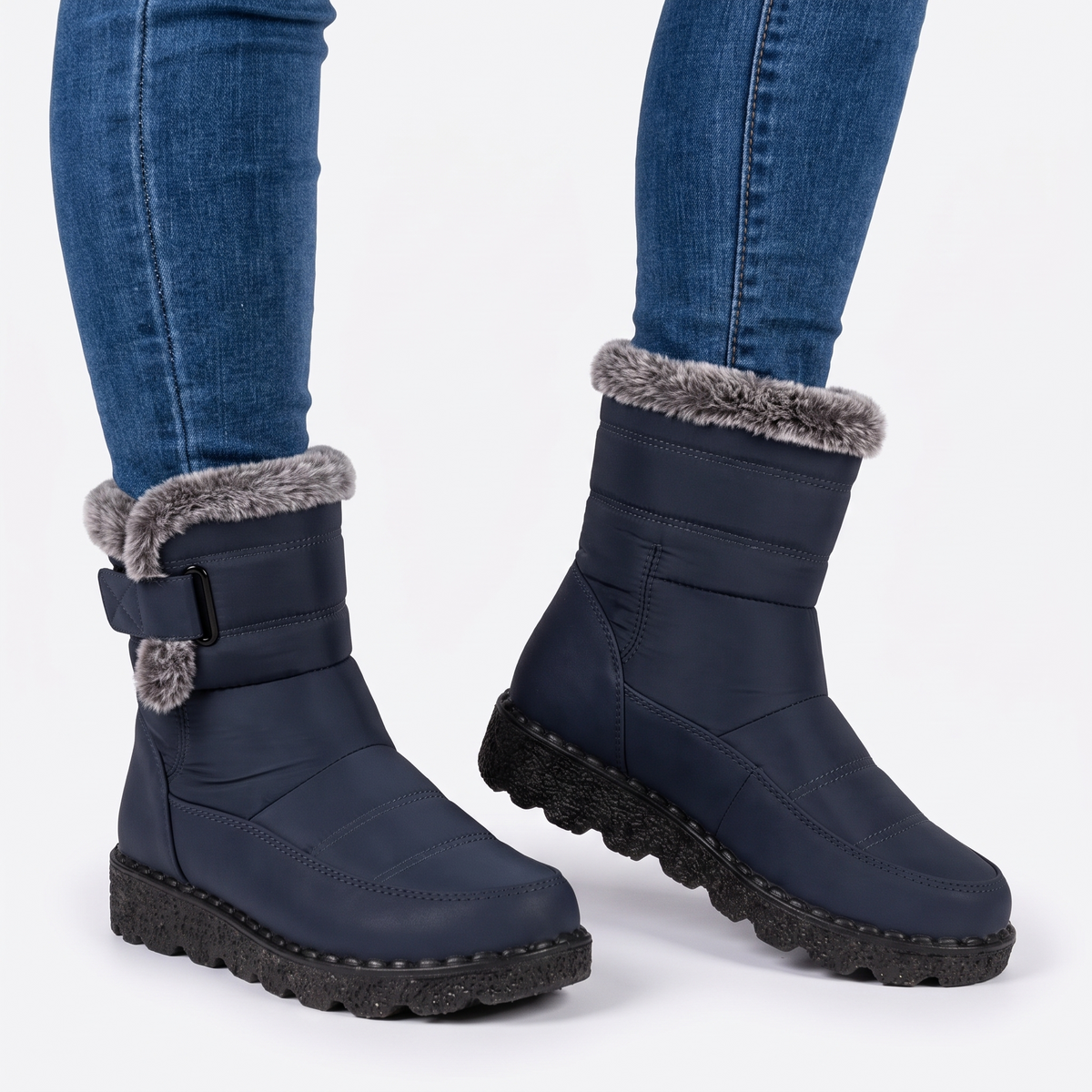Adele | Women's Plush-Trim Winter Ankle Boots