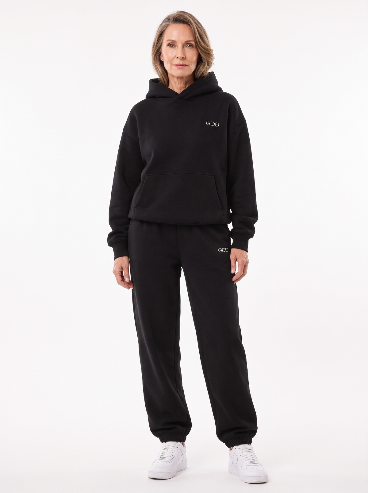 Ramona-Hazel | Women's Drawstring Hoodie & Jogger Set