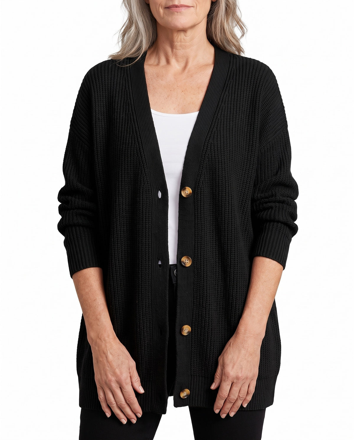 Hazel Women's Oversized Ribbed Cardigan hero