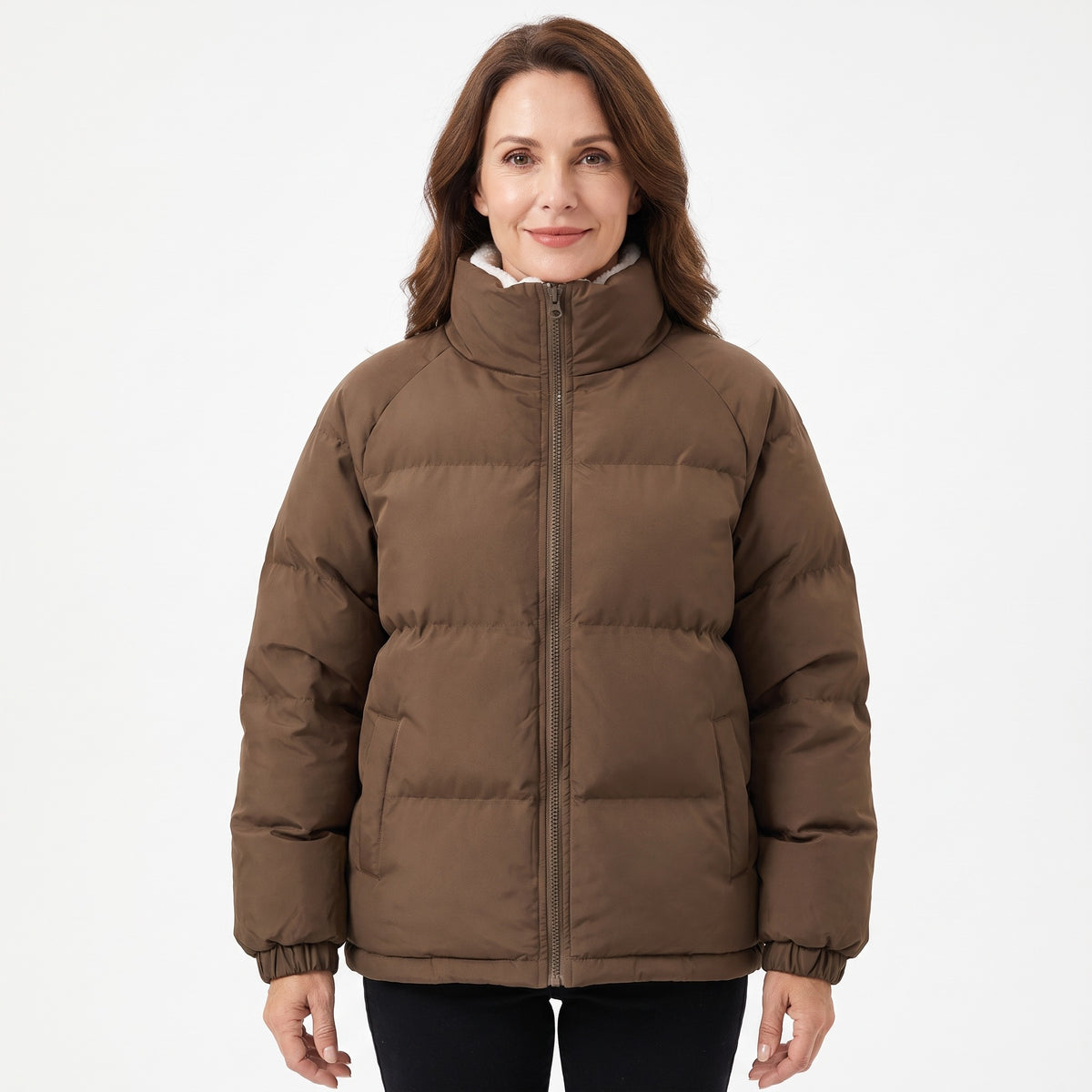 Lillian quilted hooded puffer jacket