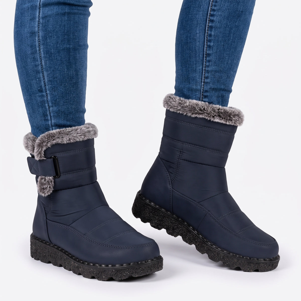 Adele | Women's Plush-Trim Winter Ankle Boots