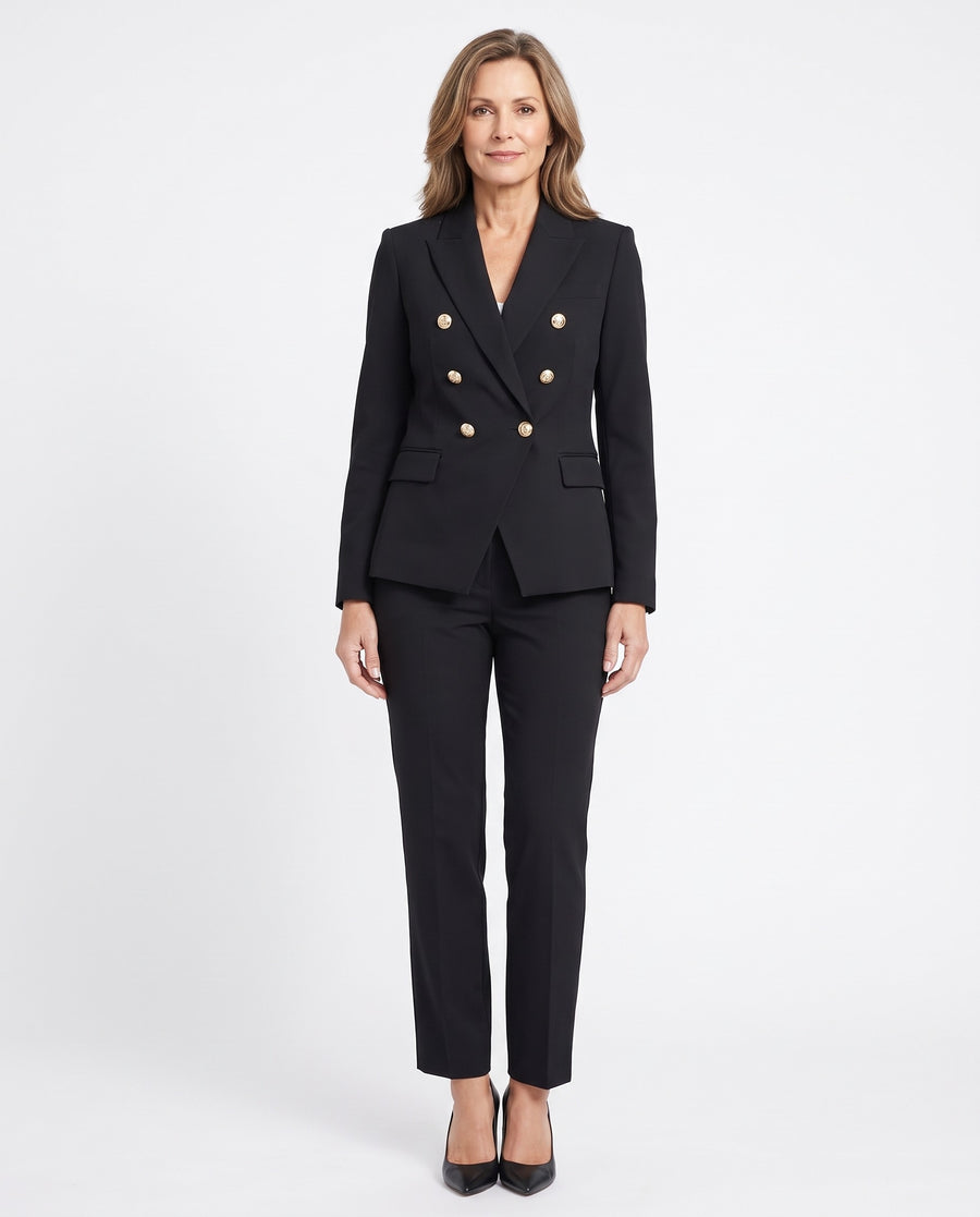 Camilla Women's Double-Breasted Blazer & Trouser Suit Set