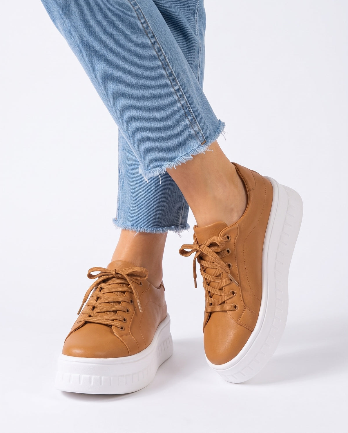 Nadine Women's Platform Lace-Up Sneakers hero image