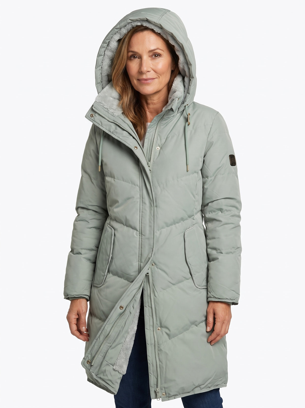 Cecile | Women's Quilted Hooded Coat