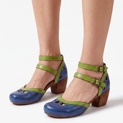 Agnes Women's Cushioned Slide Sandals worn on feet