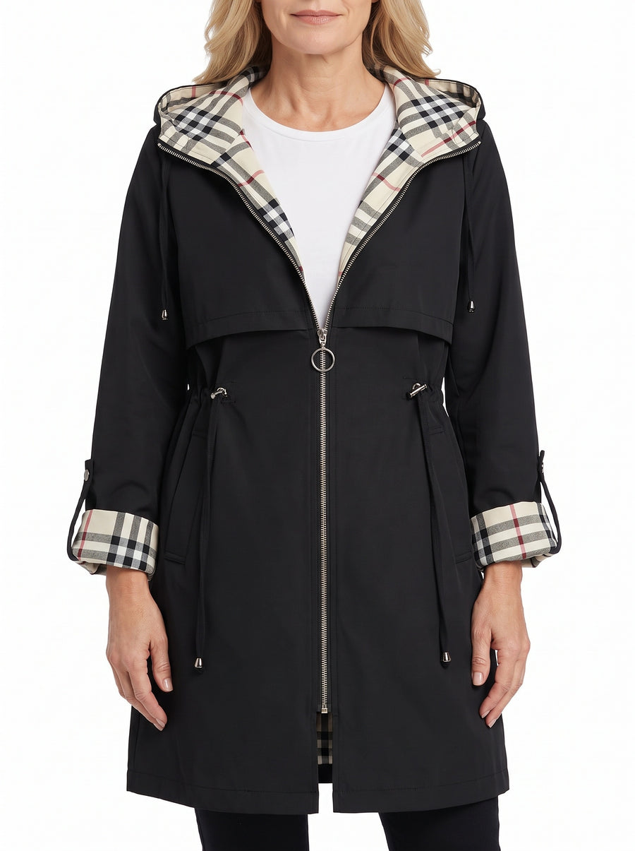 Nora Women's Hooded Trench Coat hero image