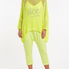 Stella Women's Monogram Print Jumpsuit with Sheer Overlay - model shot