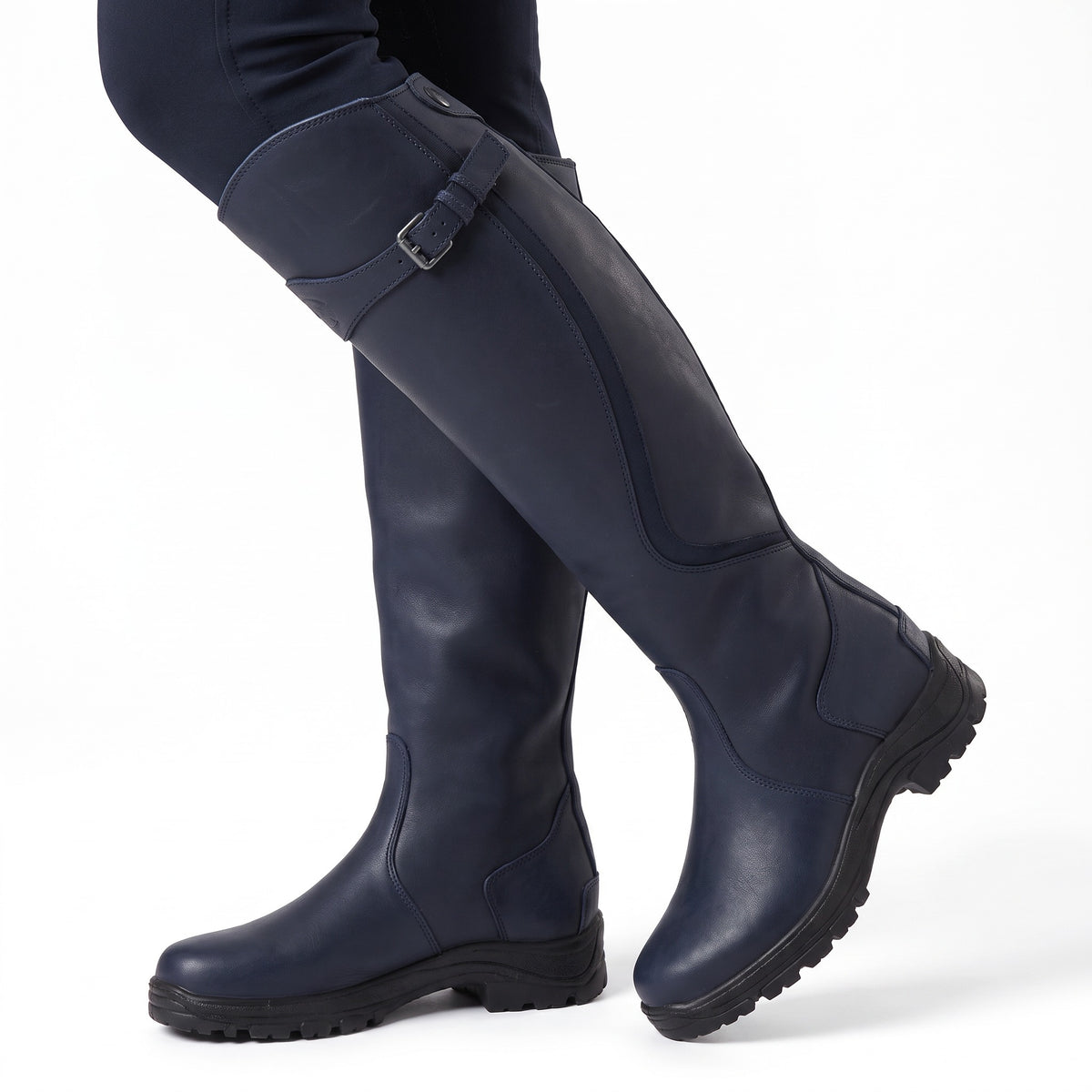 June Women's Adjustable Calf-Strap Knee-High Boots