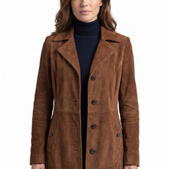 Magda-Verna Women's Tailored Longline Coat