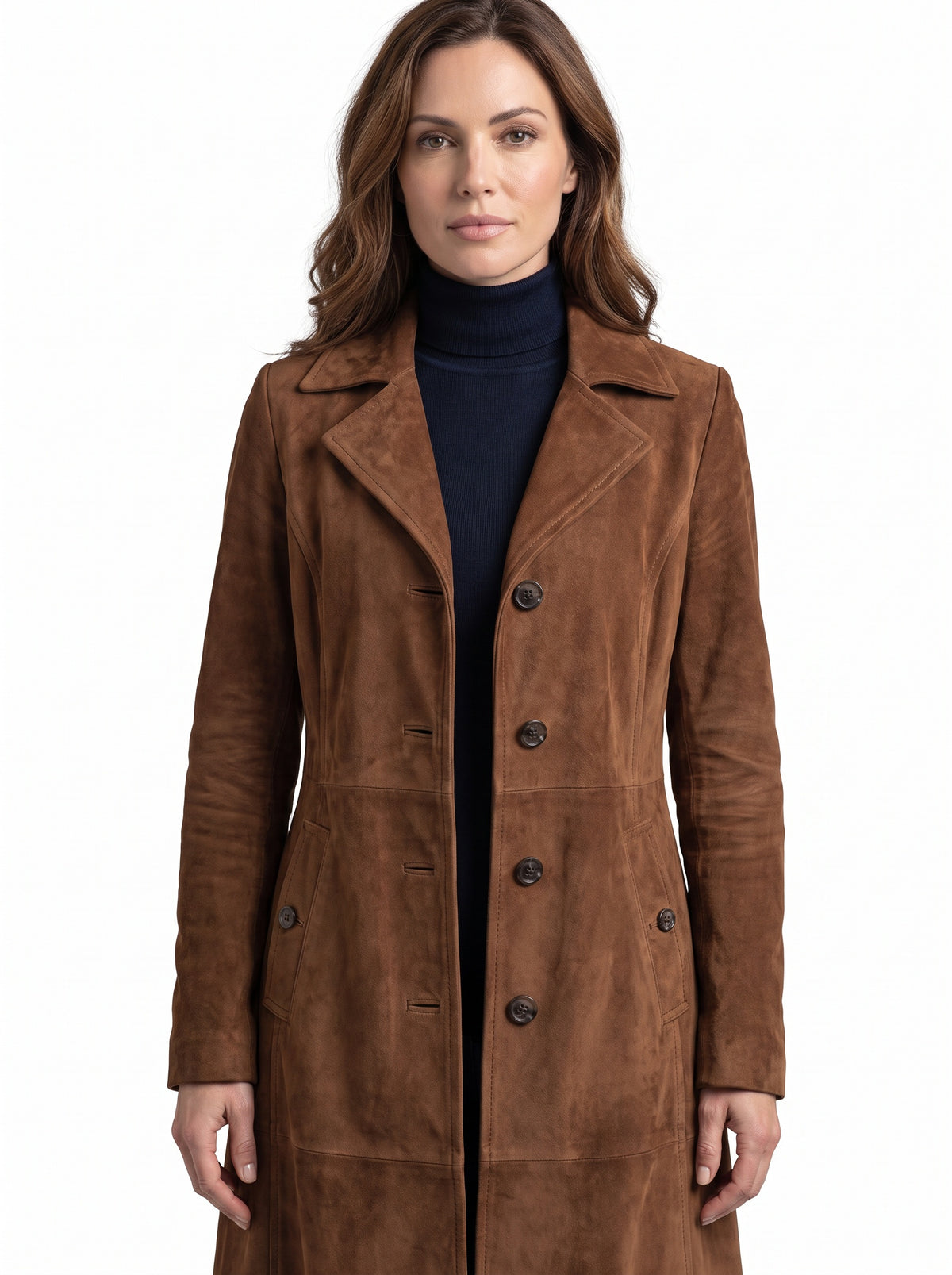 Magda-Verna Women's Tailored Longline Coat