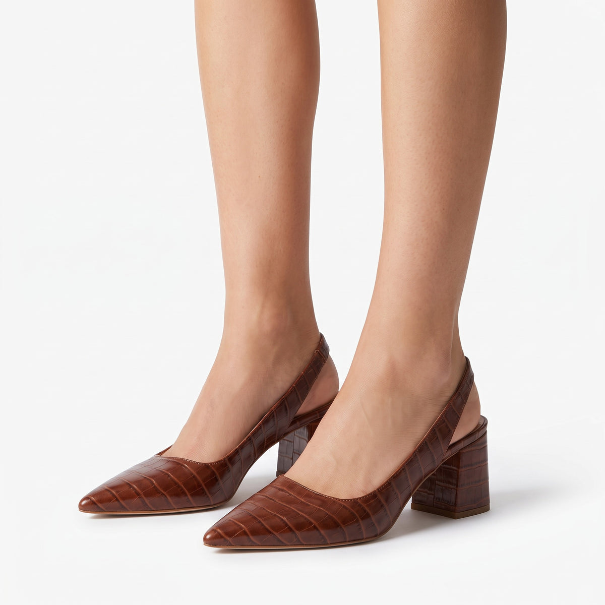 Bernadette-Juliet Women's Cushioned Dress Pumps worn on feet