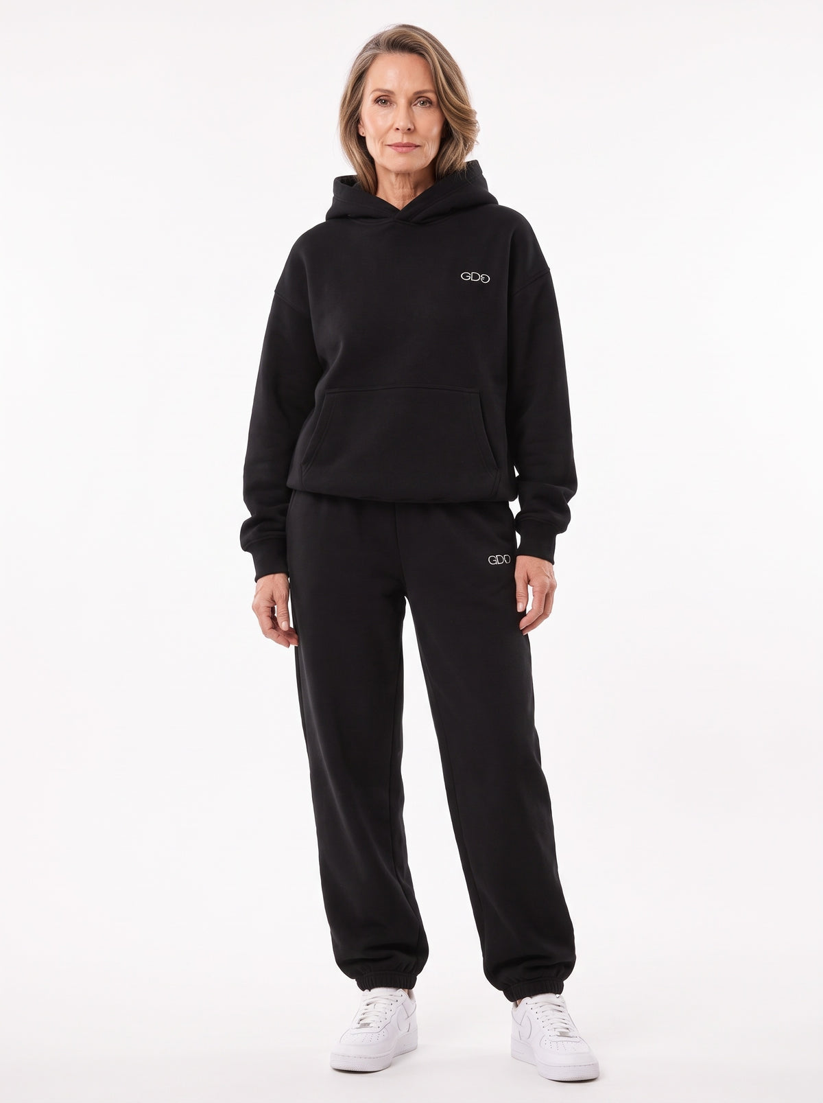Ramona-Hazel | Women's Drawstring Hoodie & Jogger Set