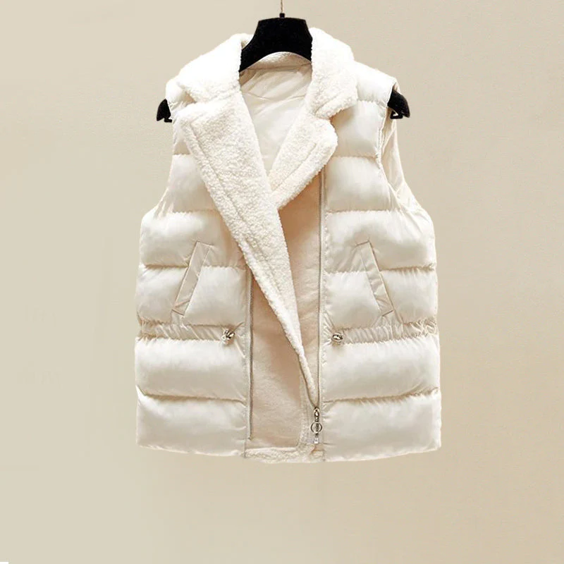 Hazel-Judith | Women's 3-Piece Knit Sweater & Puffer Vest Set