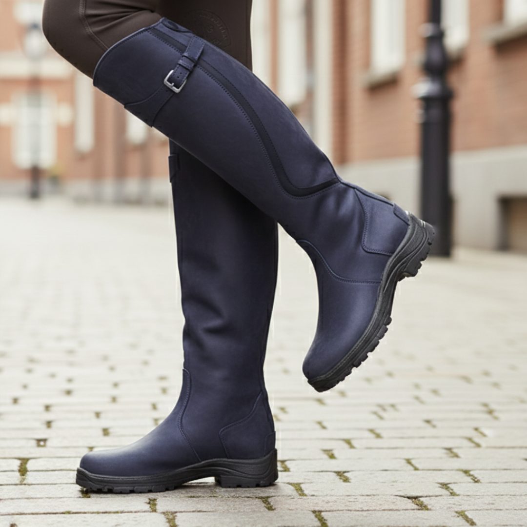June | Women's Adjustable Calf-Strap Knee-High Boots