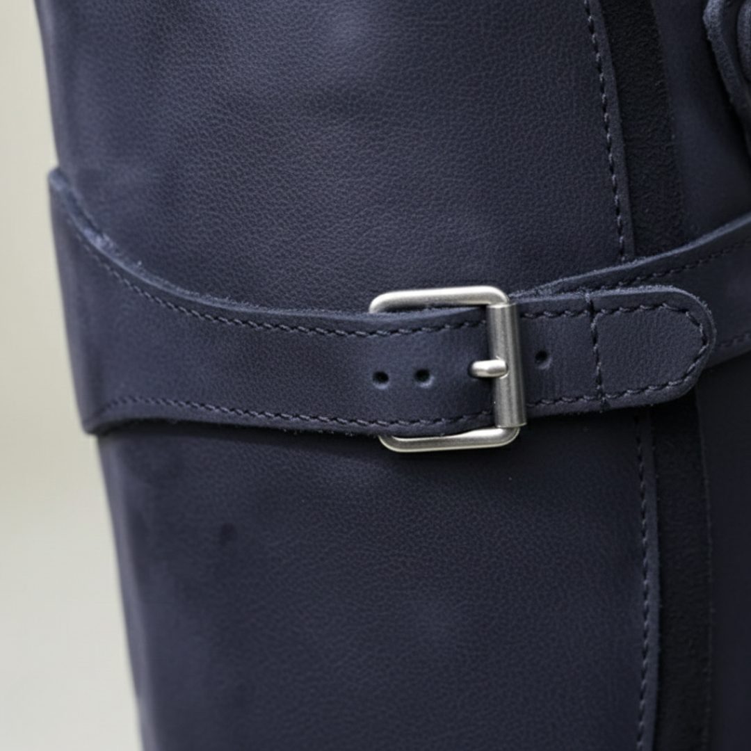 June | Women's Adjustable Calf-Strap Knee-High Boots