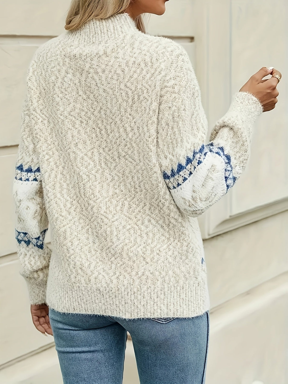 Lavinia | Women's Chunky Fair Isle Knit Sweater