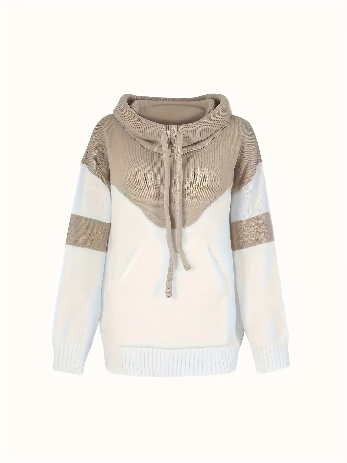 Elsa | Women's Colorblock Knit Hoodie
