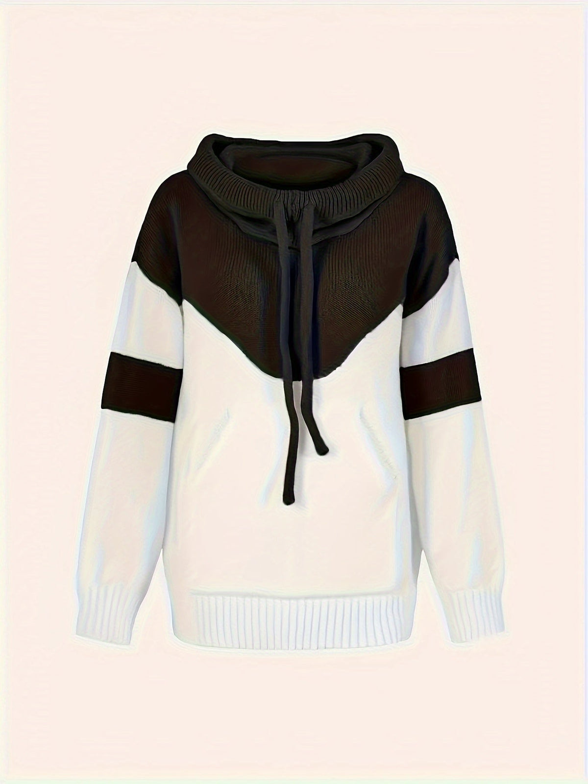 Elsa | Women's Colorblock Knit Hoodie