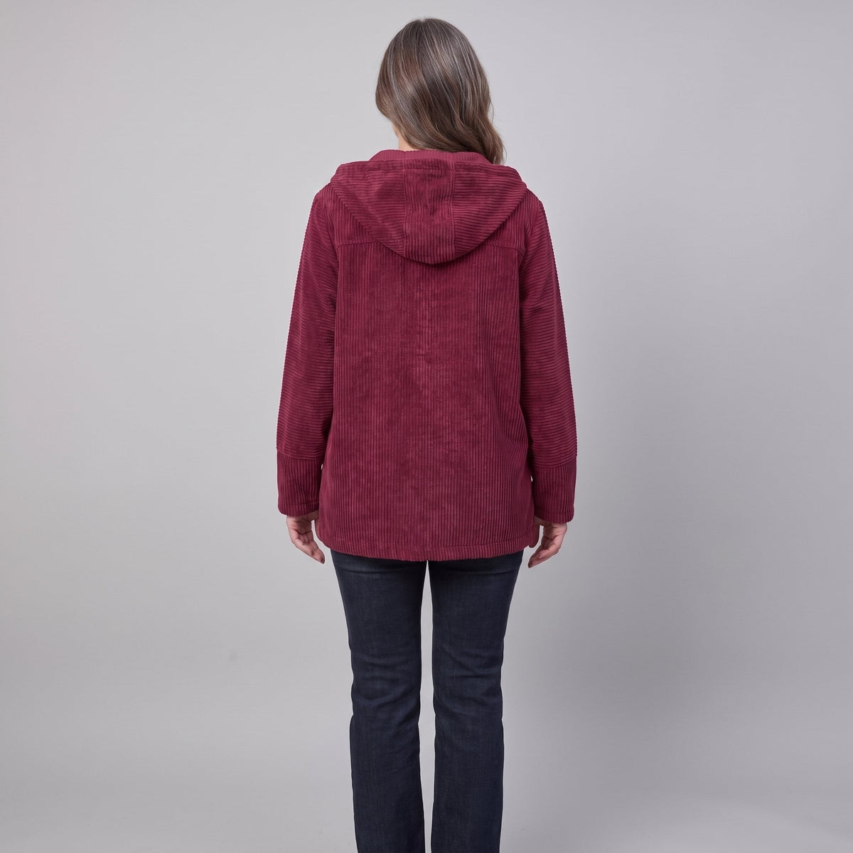 Violet | Women's Corduroy Hooded Jacket