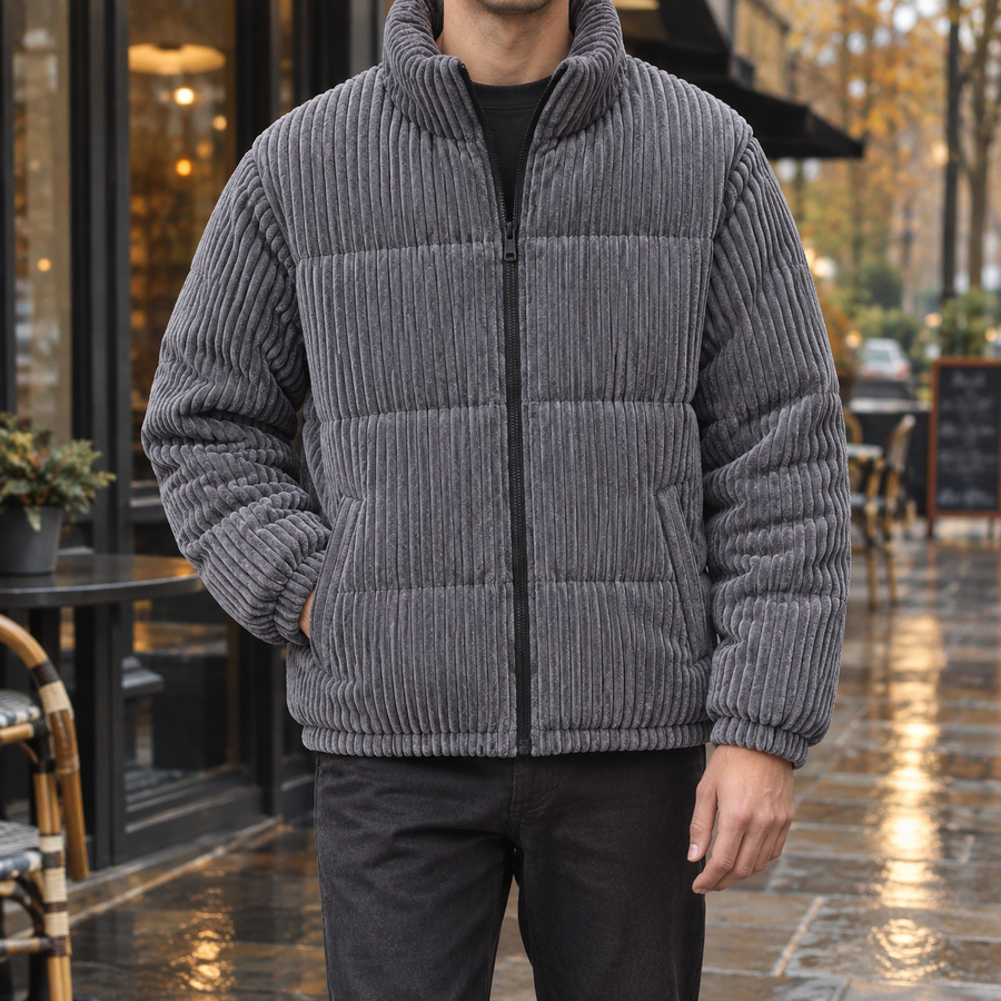 Flora | Women's Corduroy Puffer Jacket