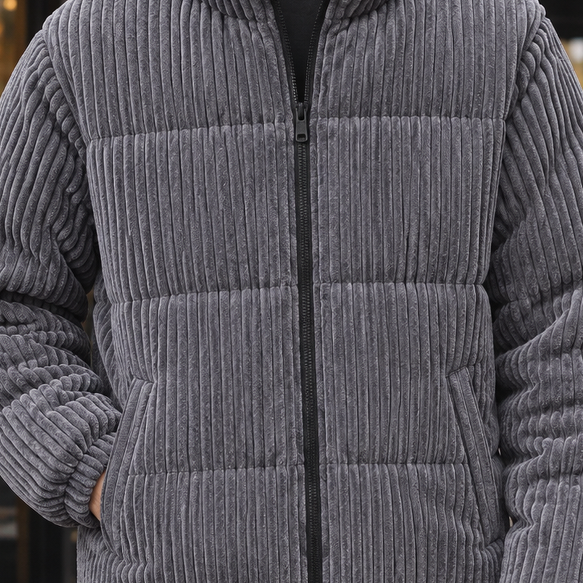 Flora | Women's Corduroy Puffer Jacket