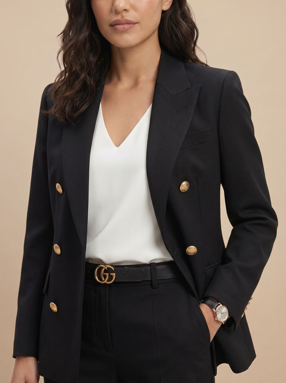 Camilla | Women's Double-Breasted Blazer & Trouser Suit Set