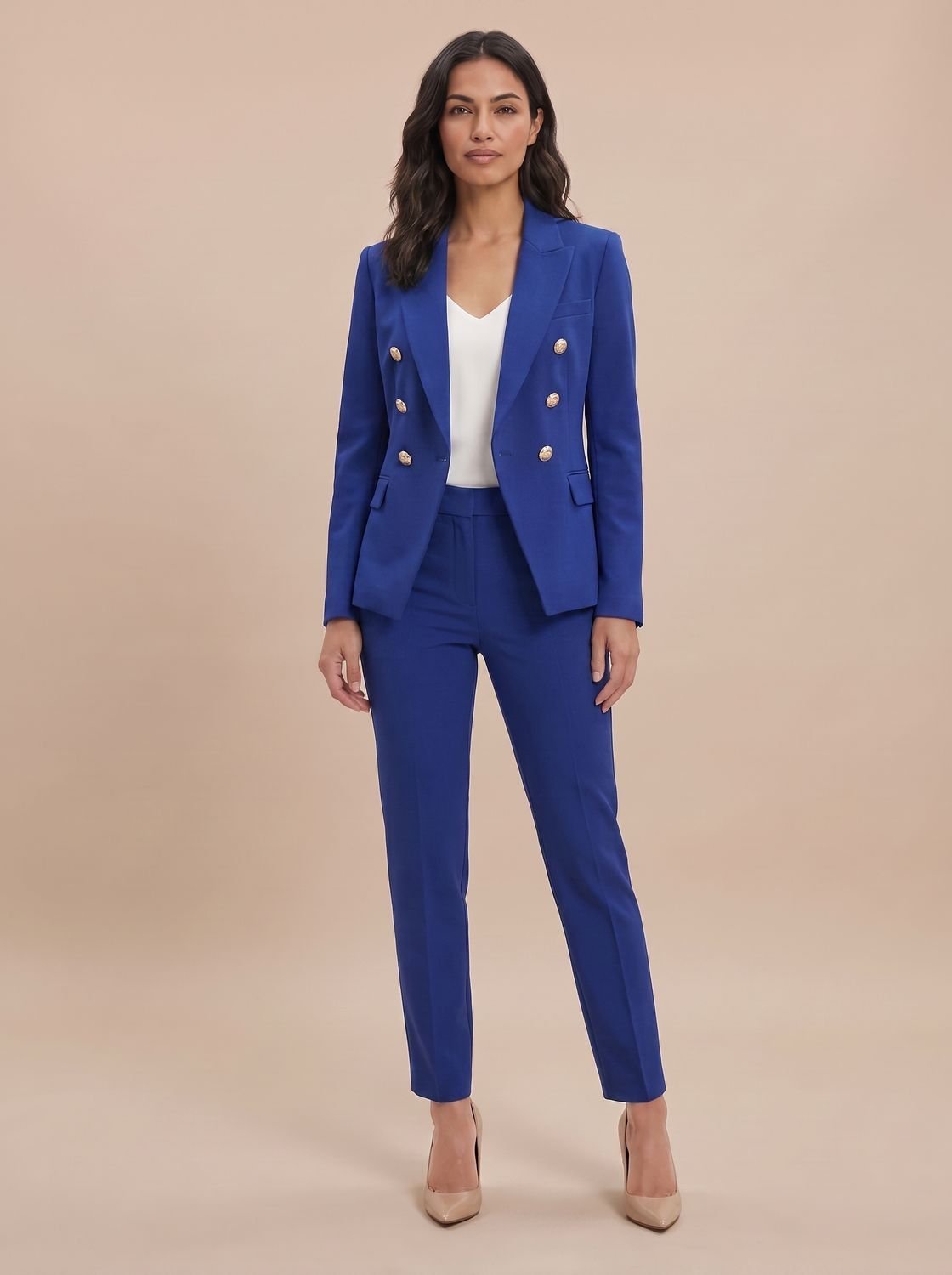 Camilla | Women's Double-Breasted Blazer & Trouser Suit Set