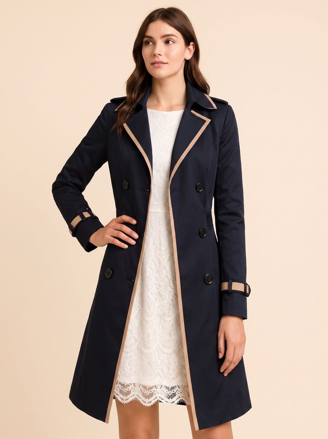 Winifred | Women's Double-Breasted Trench Coat