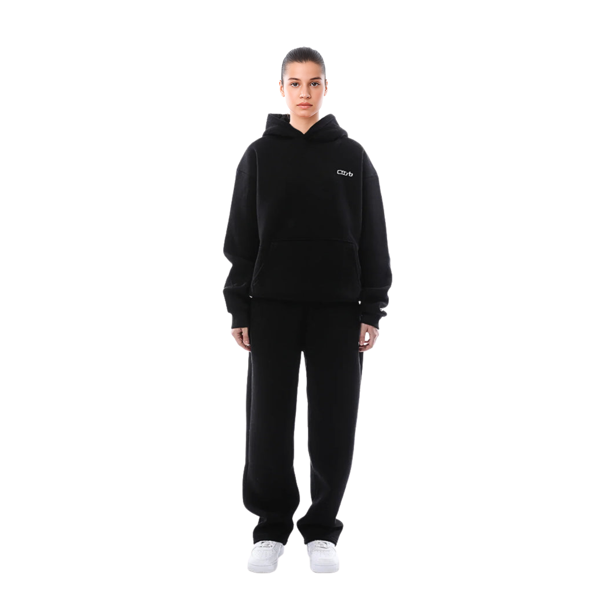Ramona-Hazel | Women's Drawstring Hoodie & Jogger Set
