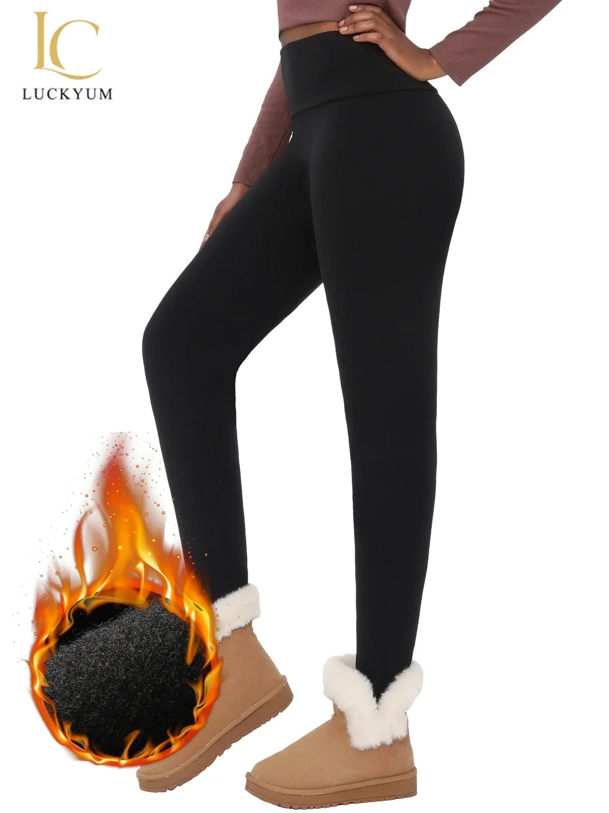 Penelope | Women's Fleece-Lined High-Waist Leggings