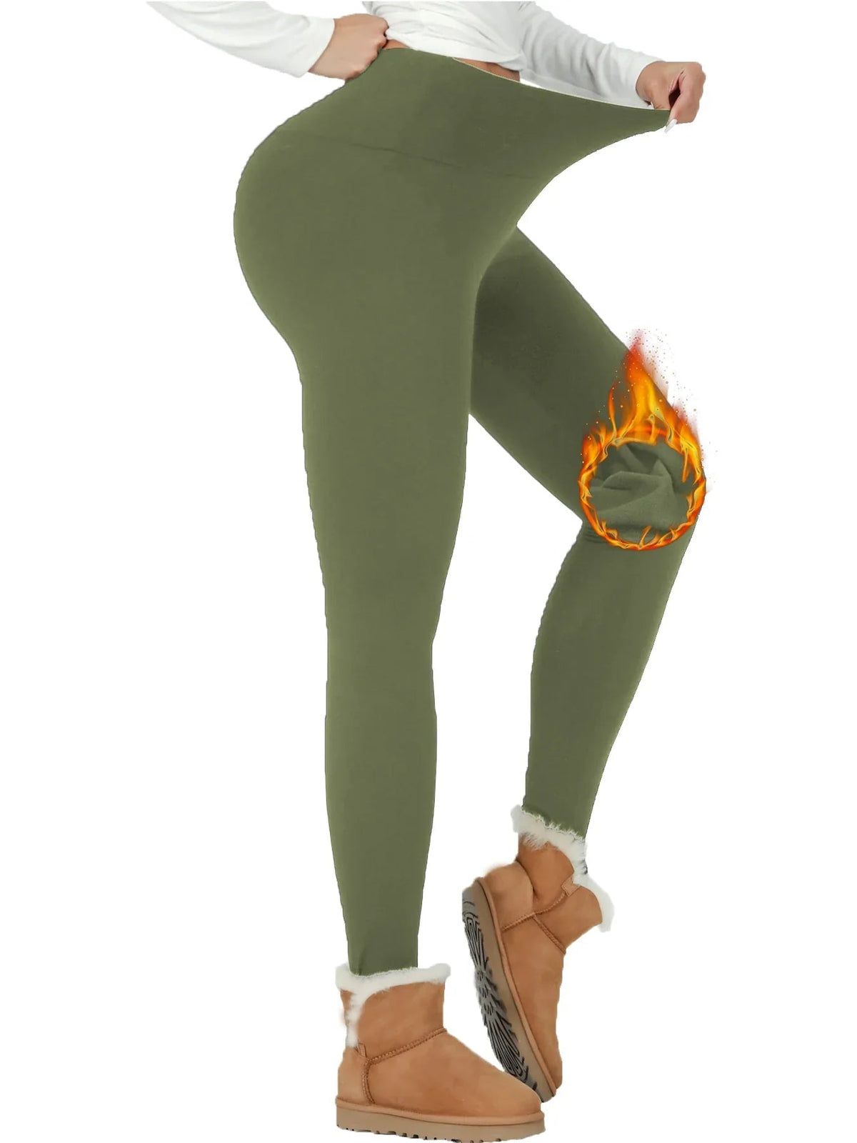 Penelope | Women's Fleece-Lined High-Waist Leggings