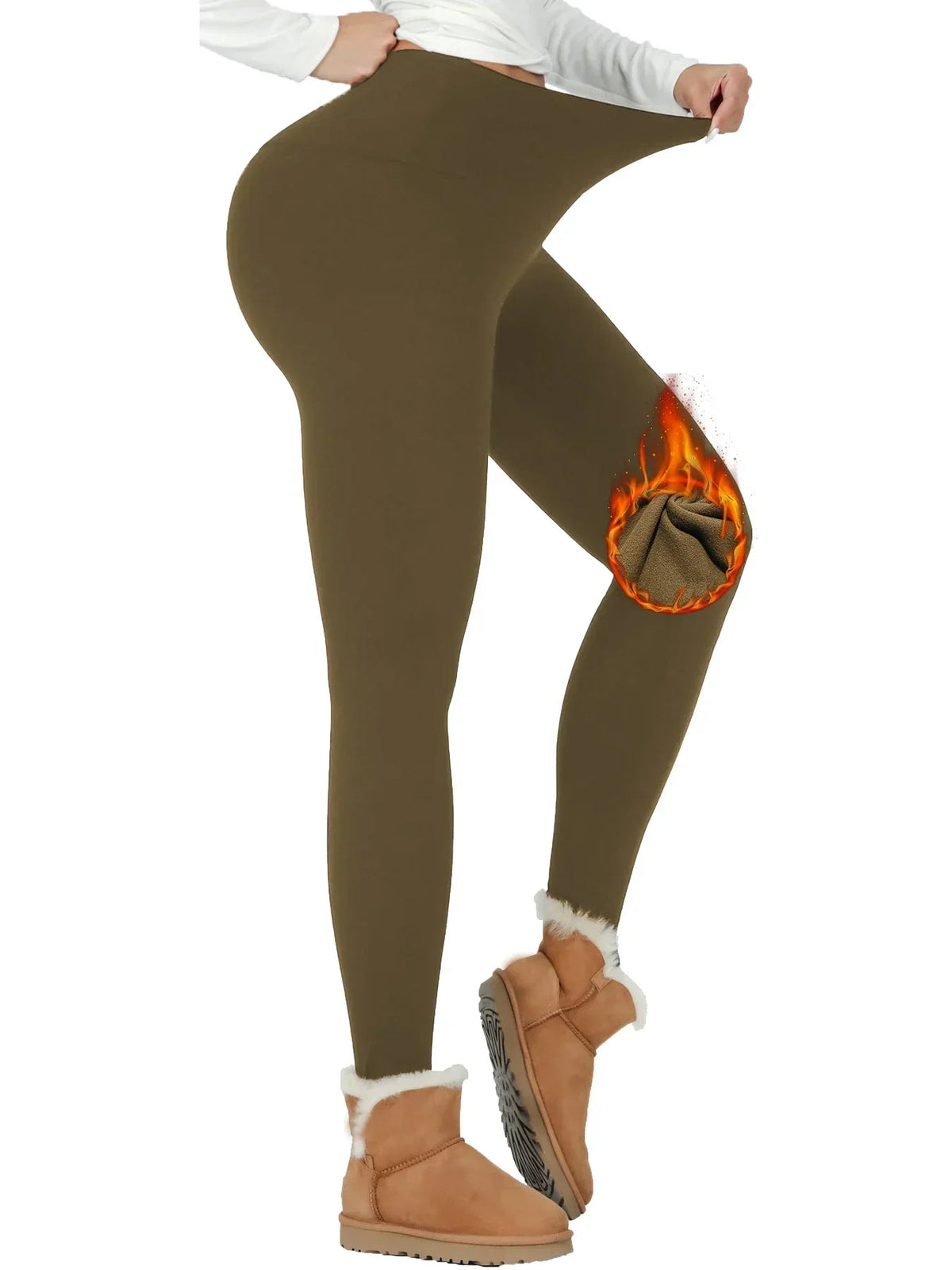 Penelope | Women's Fleece-Lined High-Waist Leggings