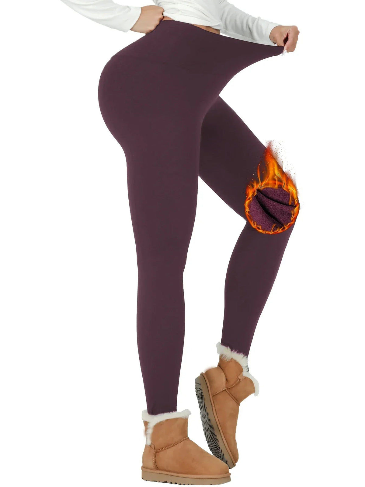 Penelope | Women's Fleece-Lined High-Waist Leggings