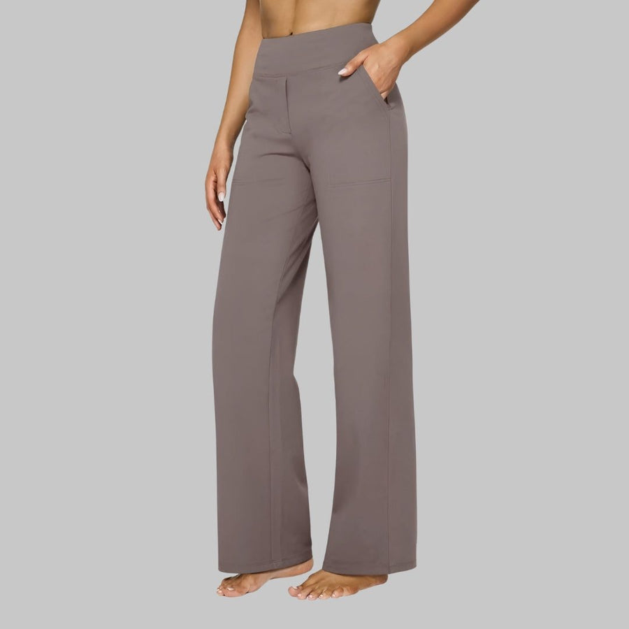 Leonora | Women's High-Waist Wide Leg Trousers