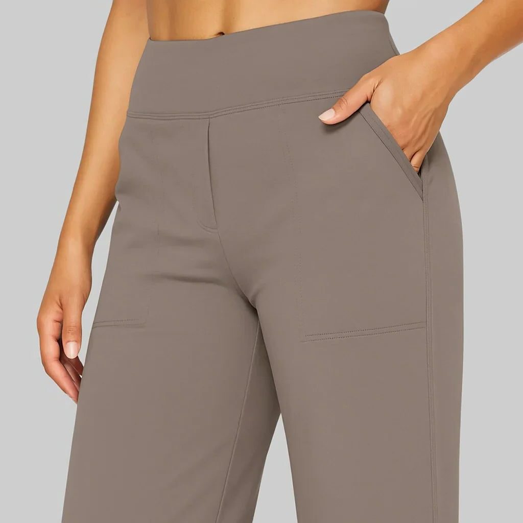 Leonora | Women's High-Waist Wide Leg Trousers