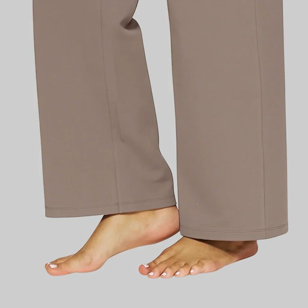 Leonora | Women's High-Waist Wide Leg Trousers