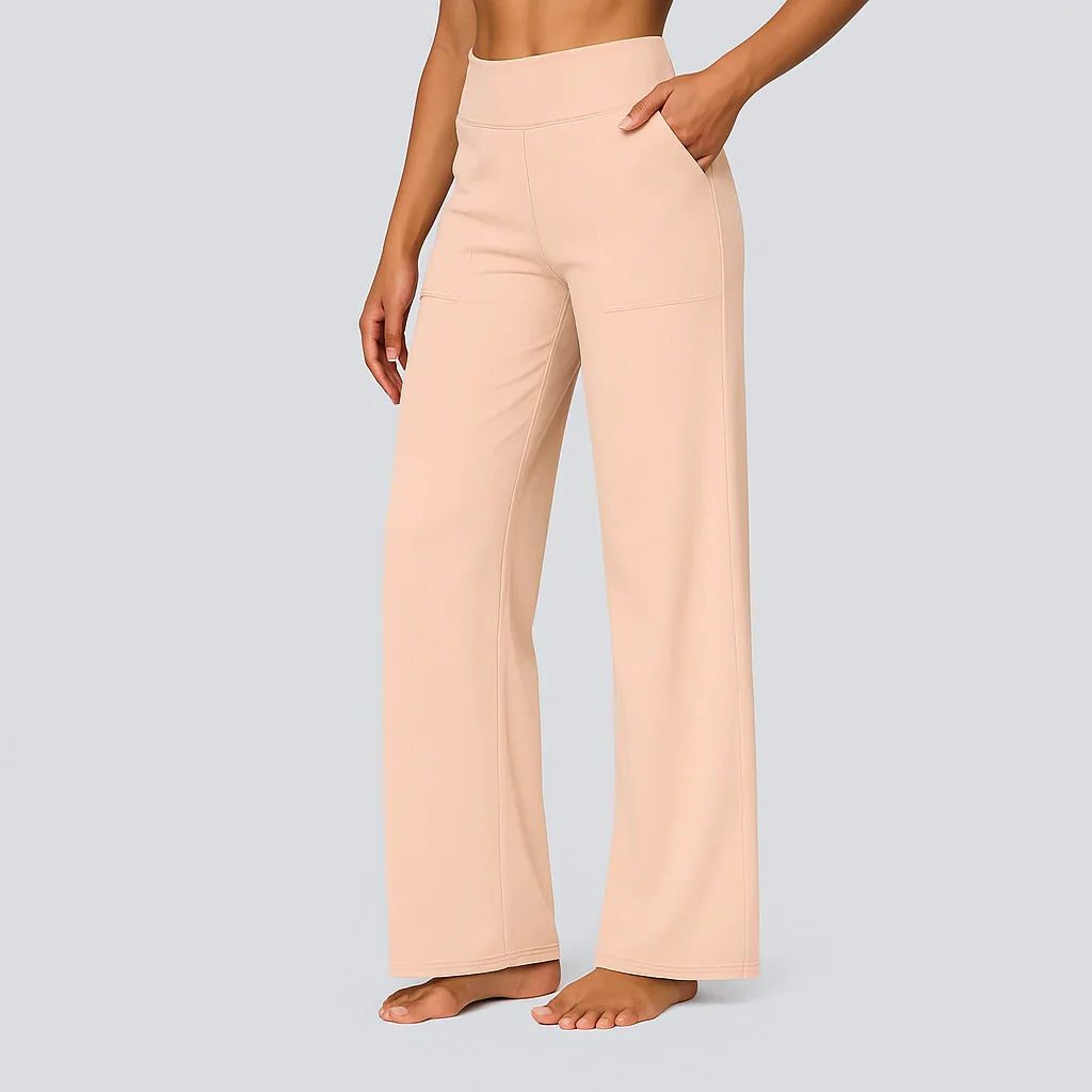 Leonora | Women's High-Waist Wide Leg Trousers