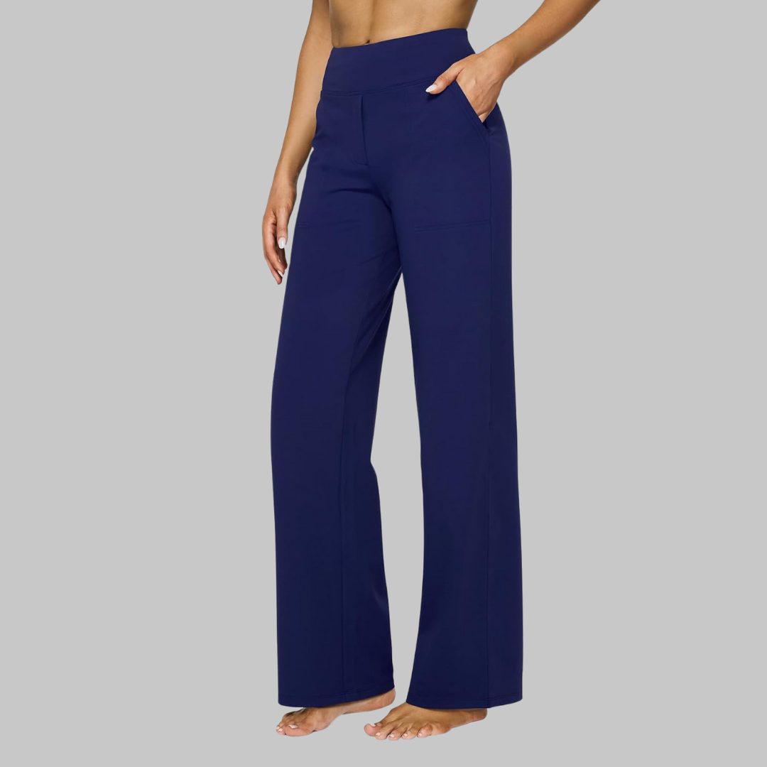 Leonora | Women's High-Waist Wide Leg Trousers