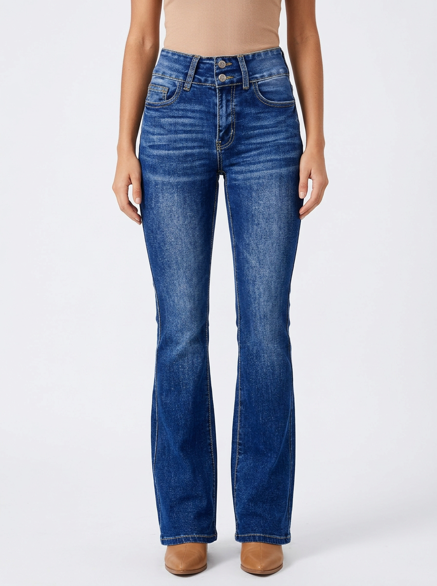 Sybil | Women's High-Waisted Flared Jeans