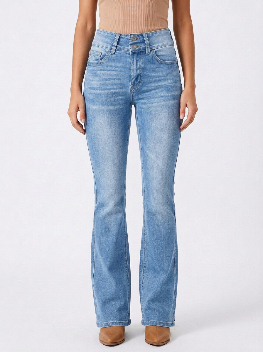 Sybil | Women's High-Waisted Flared Jeans