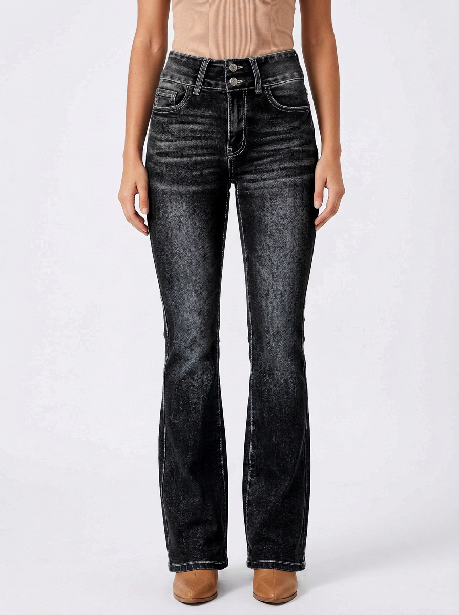 Sybil | Women's High-Waisted Flared Jeans