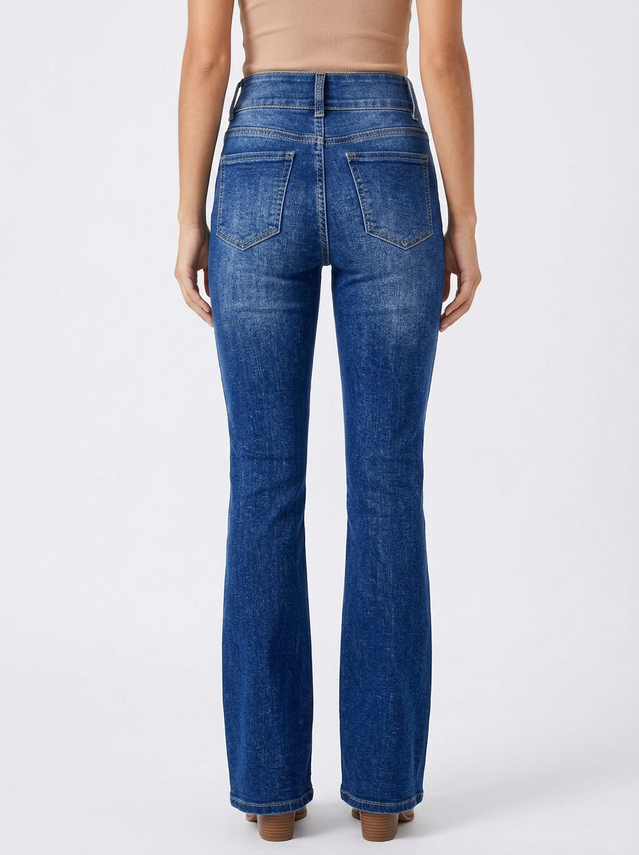 Sybil | Women's High-Waisted Flared Jeans