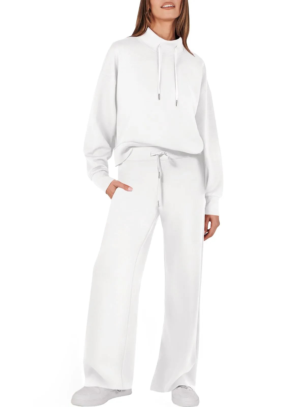 Judith | Women's Hoodie & Wide-Leg Trouser Lounge Set