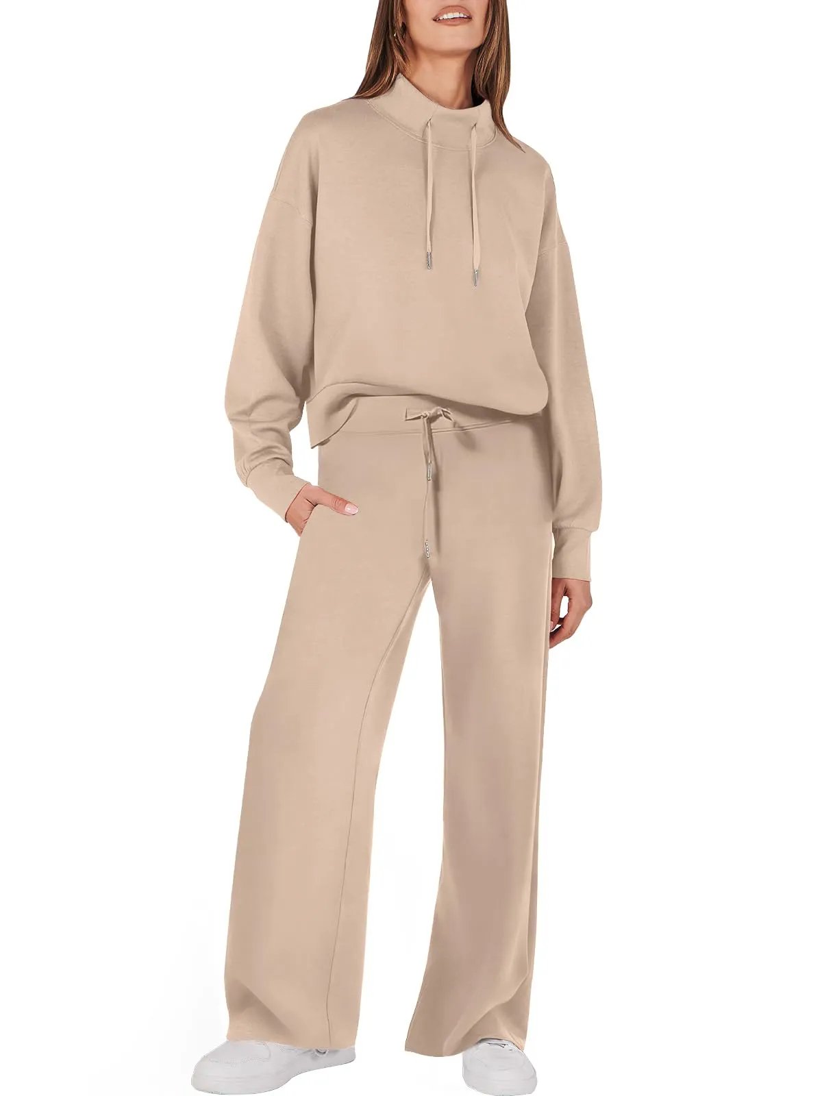 Judith | Women's Hoodie & Wide-Leg Trouser Lounge Set