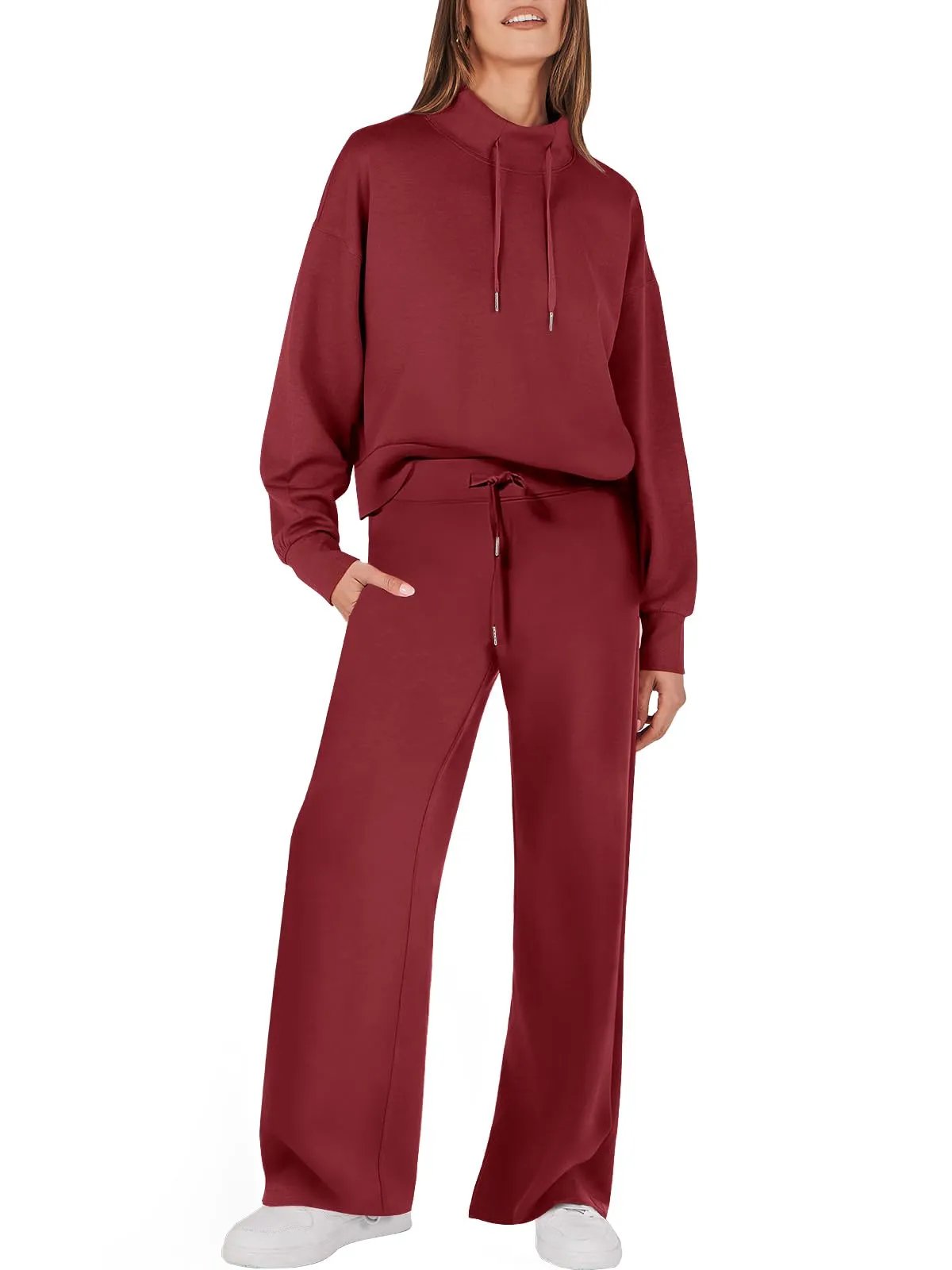 Judith | Women's Hoodie & Wide-Leg Trouser Lounge Set