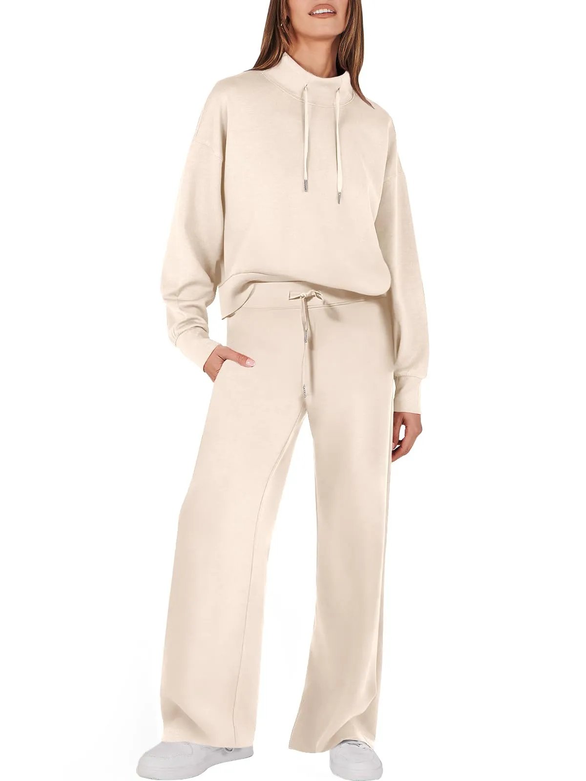 Judith | Women's Hoodie & Wide-Leg Trouser Lounge Set
